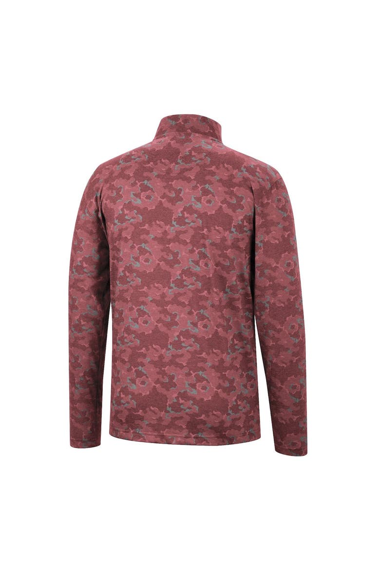 Men's Colosseum Cardinal USC Trojans Tivo Quarter-Zip Jacket, Alternate, color, Cardinal