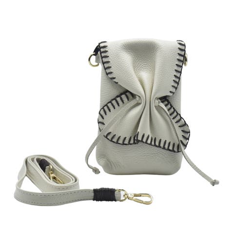 Cell Phone Butterfly Leather Bag