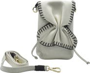 Carlos Falchi Cell Phone Butterfly Leather Bag