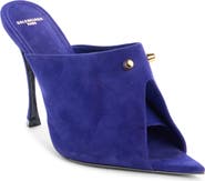 Balenciaga Midnight City Peep Toe Mule