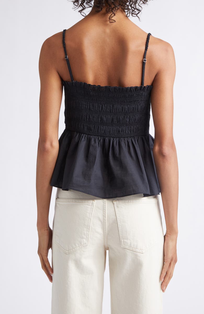 Veronica Beard Tullia Smock Top, Alternate, color, Black