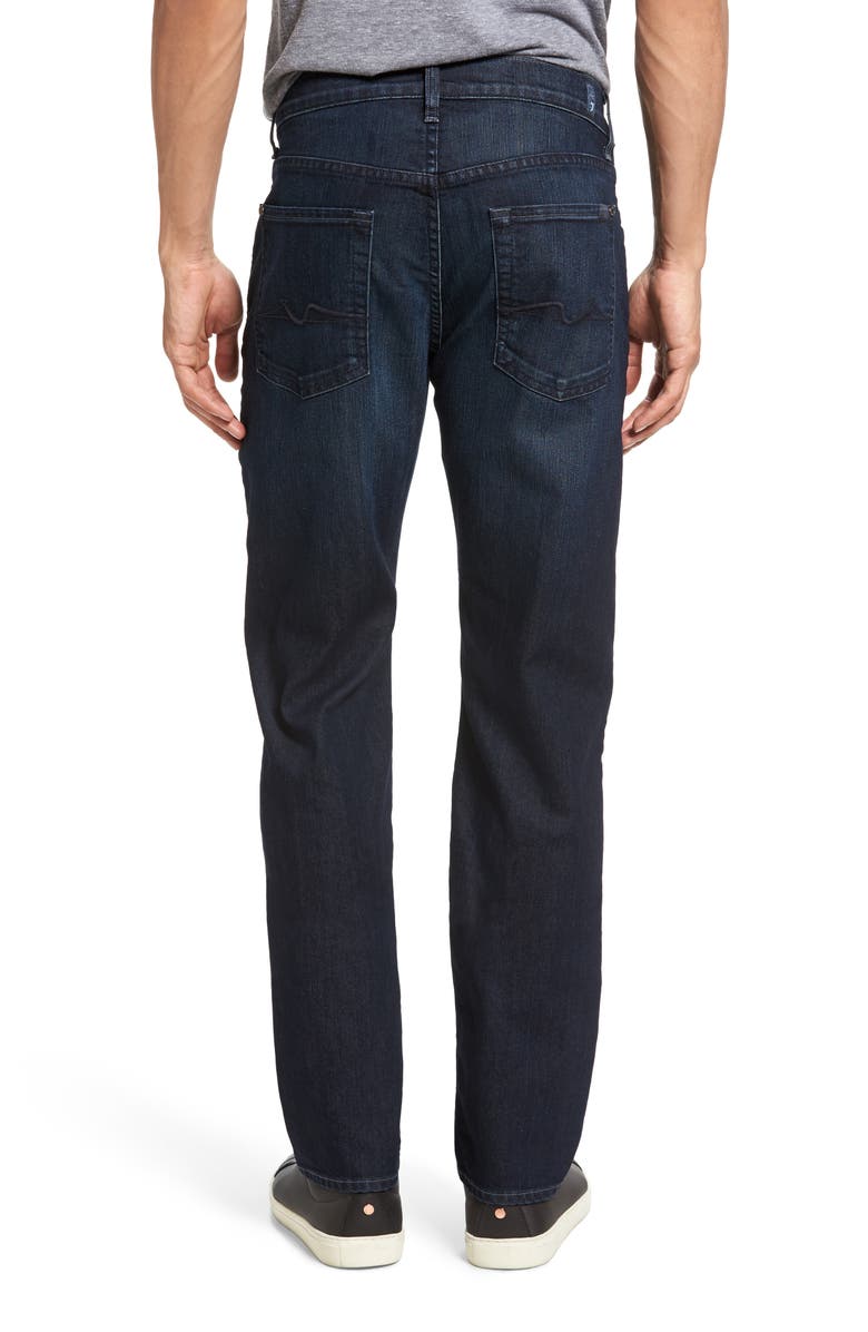 7 For All Mankind The Straight Airweft Jeans, Alternate, color, Perennial