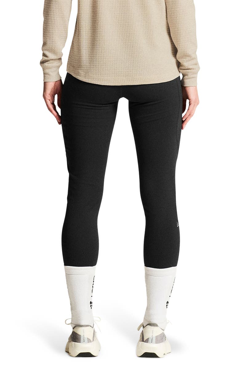 Craft ADV Essence Warm Tights, Alternate, color, Black