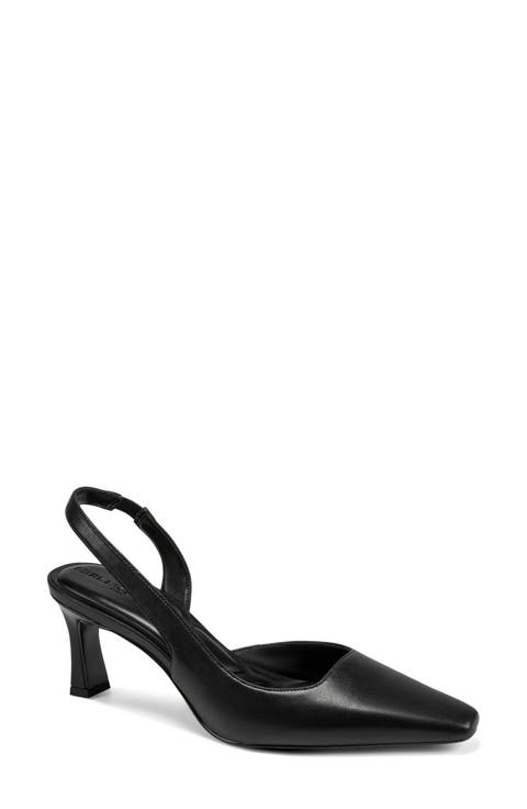 Sheenz Pointed Toe Slingback Pump (Women)