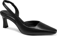 KARL LAGERFELD Sheenz Pointed Toe Slingback Pump