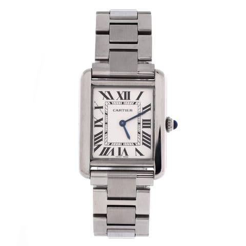 Tank Solo Quartz Watch Stainless Steel 24