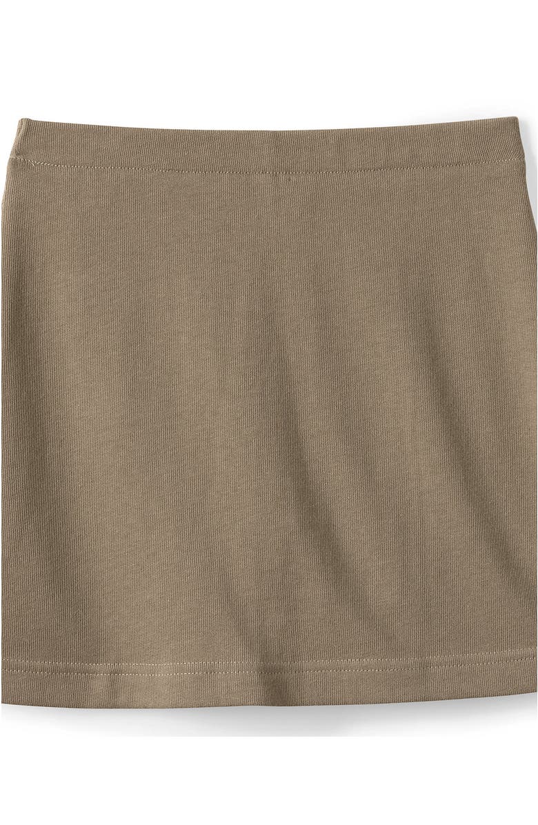 Lands' End Girls Knit Skort, Alternate, color, Khaki