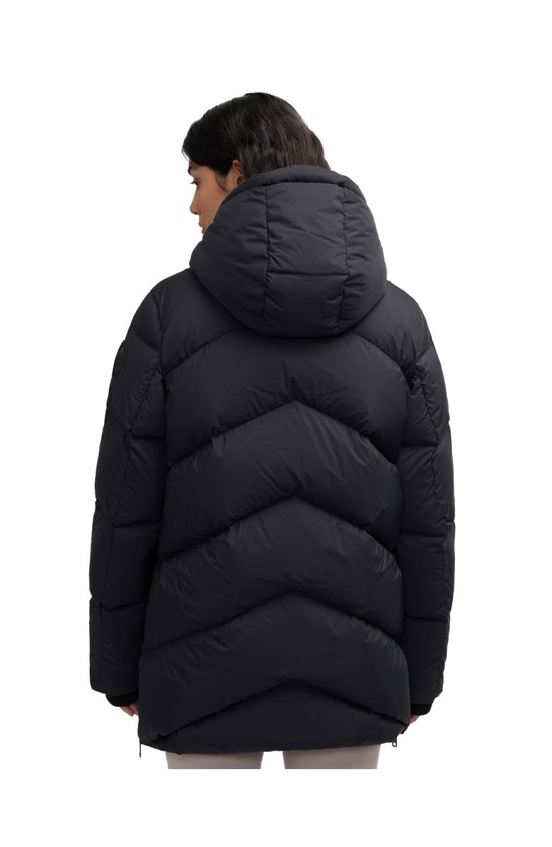 Pajar Women's Fallon Boxy Inverted Chevron Quilted Puffer, Alternate, color, Black