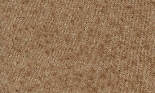 Maison Margiela Melange Cappuccino Wool Blend Cardigan In Walnut