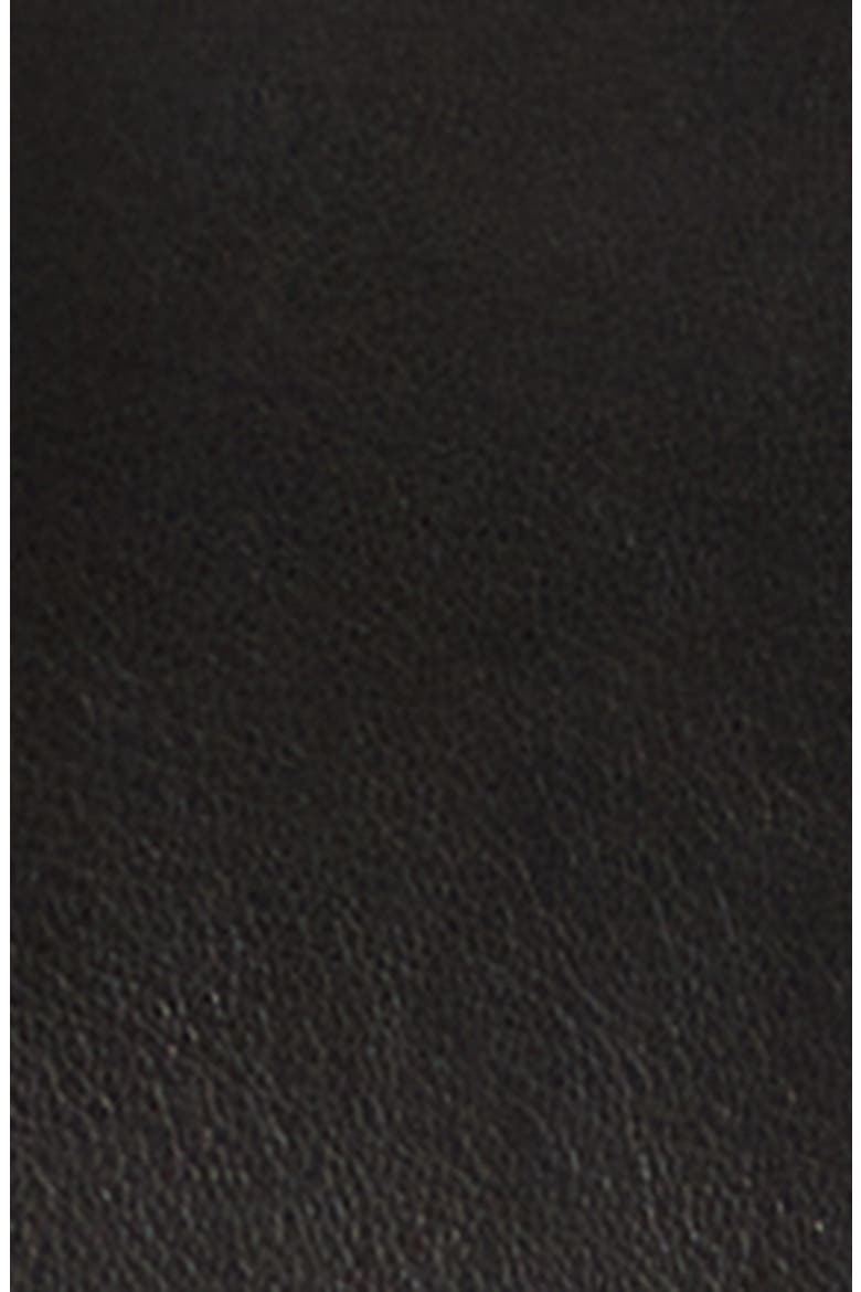 Passage Relaxed Fit Leather Jacket, Alternate, color, NOIR CLASSIQUE