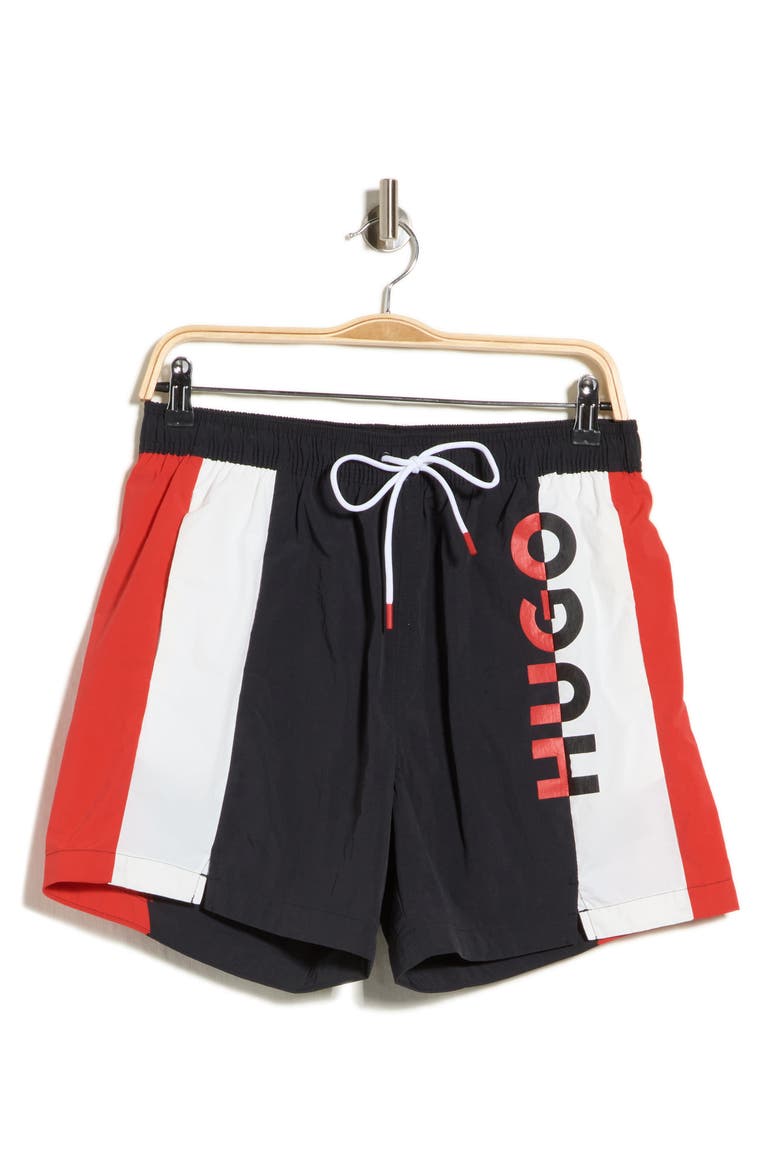 Suna Swim Trunks, Alternate, color, BLACK