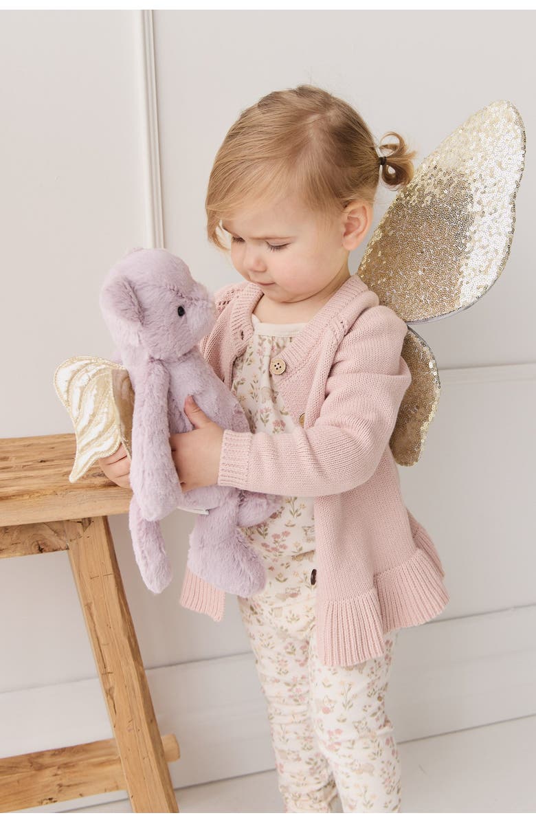 Snuggle Bunnies Stuffed Animal Fairy Elsie - Violet, Alternate, color, Violet