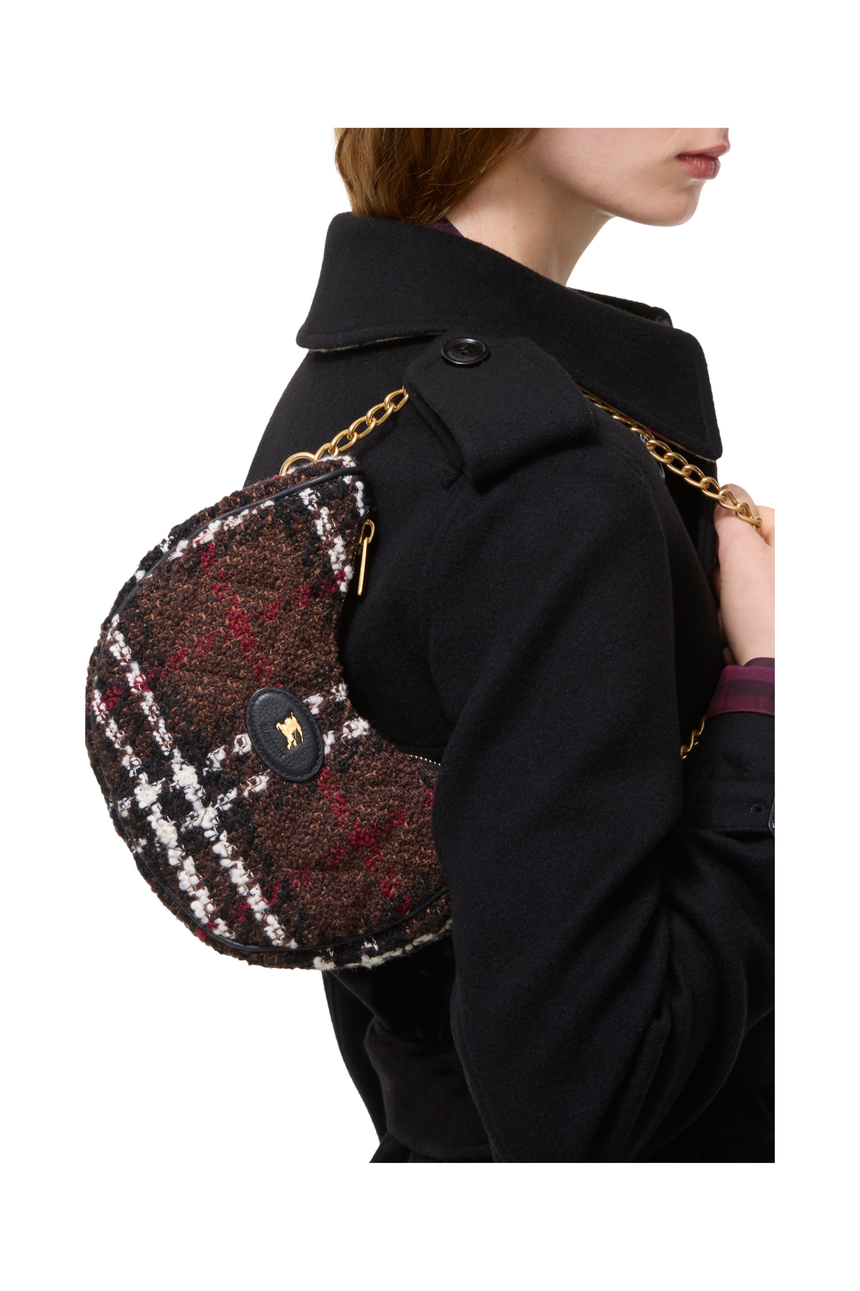 Horseshoe Chain Bag, Alternate, color, Chocolate brown