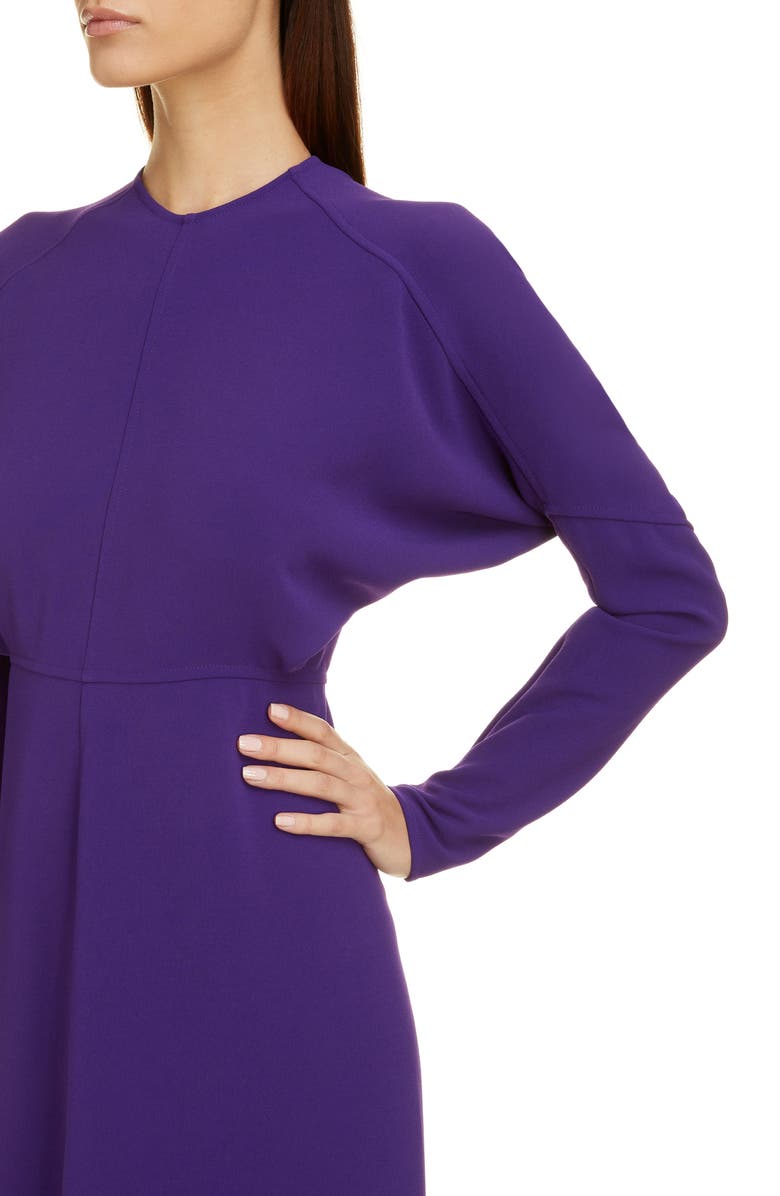 Victoria Beckham Dolman Long Sleeve Midi Dress, Alternate, color, 