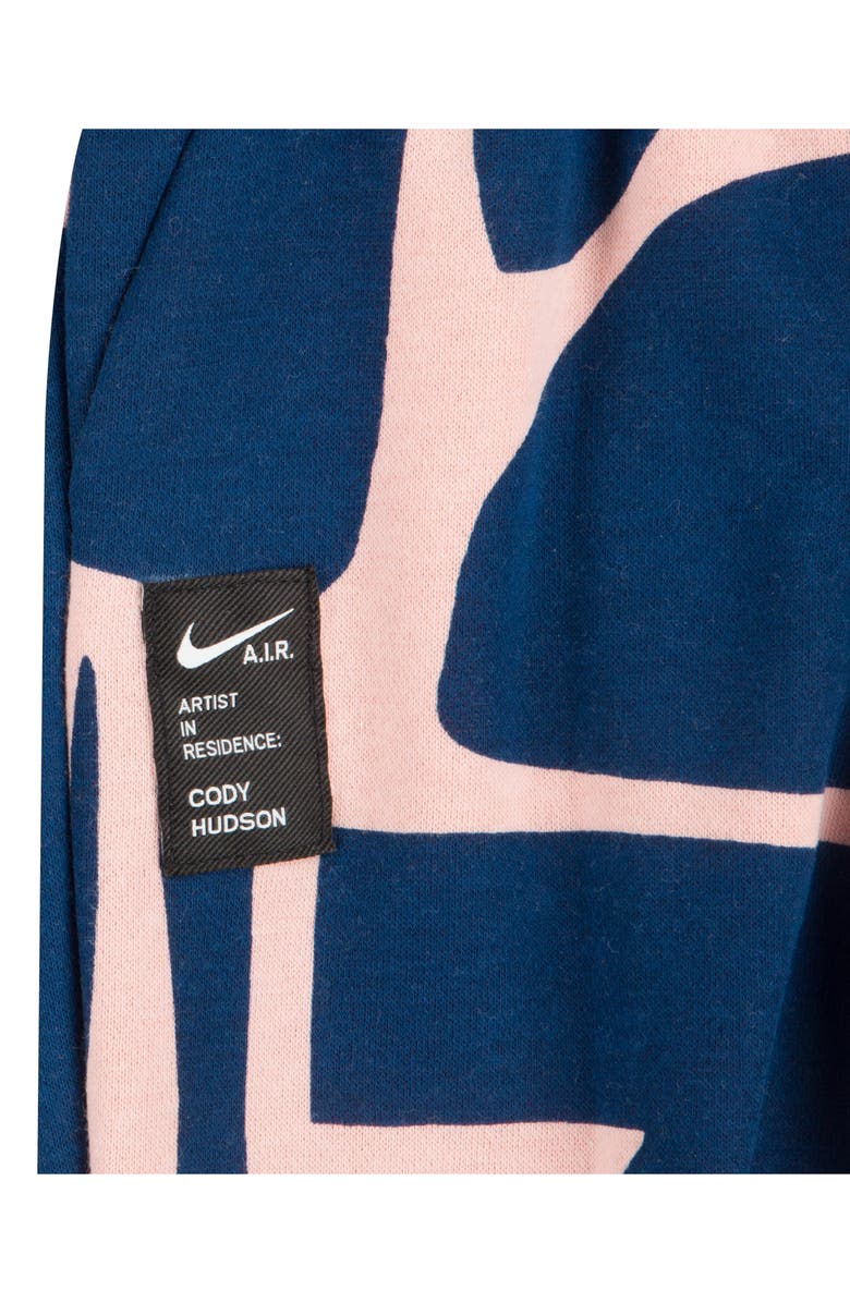 Nike Cody Hudson Air Allover Print Sweatshirt & Joggers Set, Alternate, color,