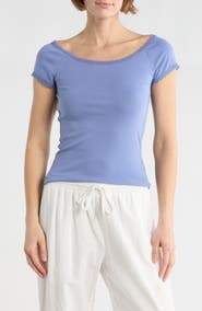 Abound Lace Trim T-Shirt