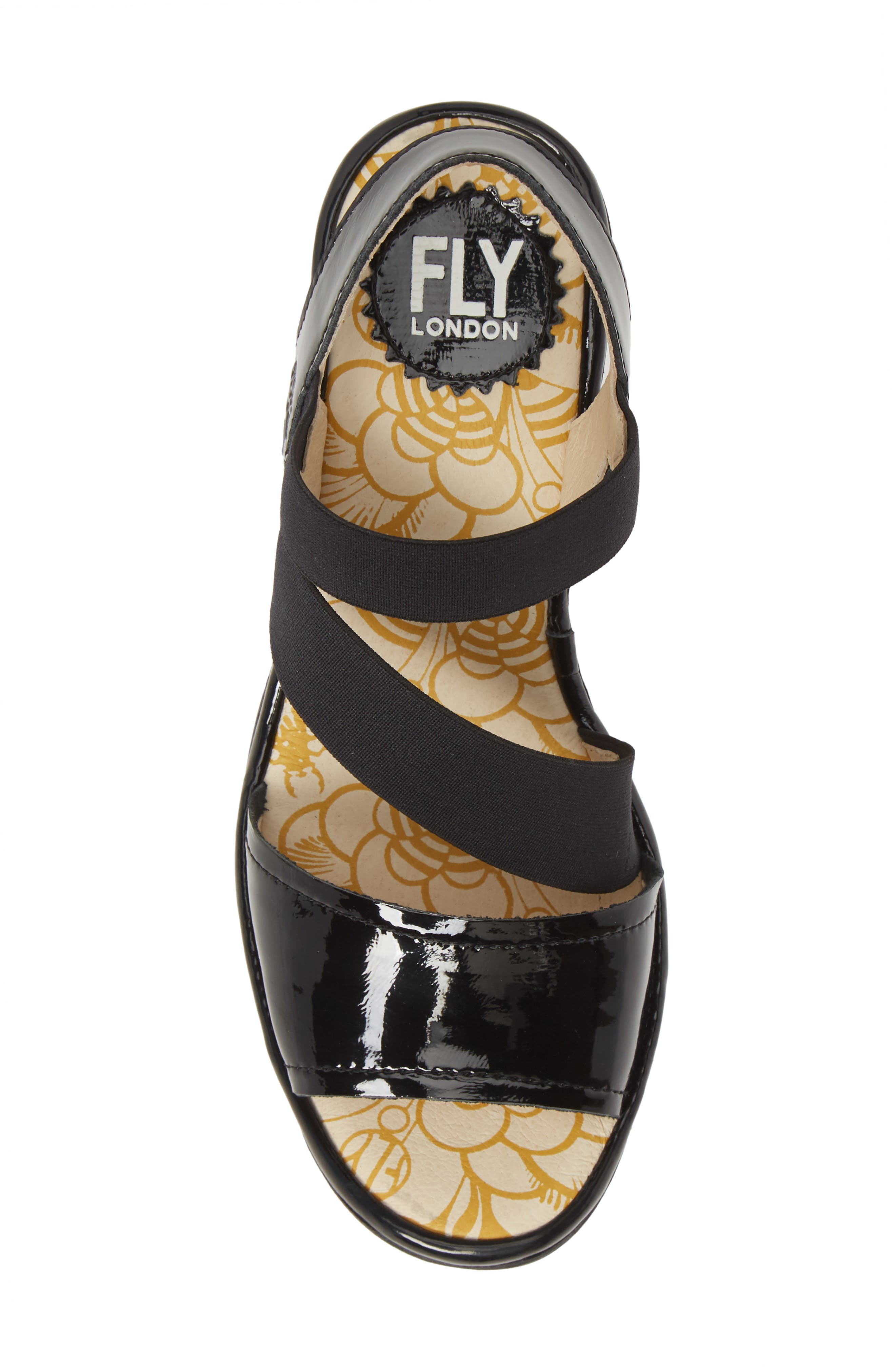 Fly London Yesa Wedge Sandal, Alternate, color, 