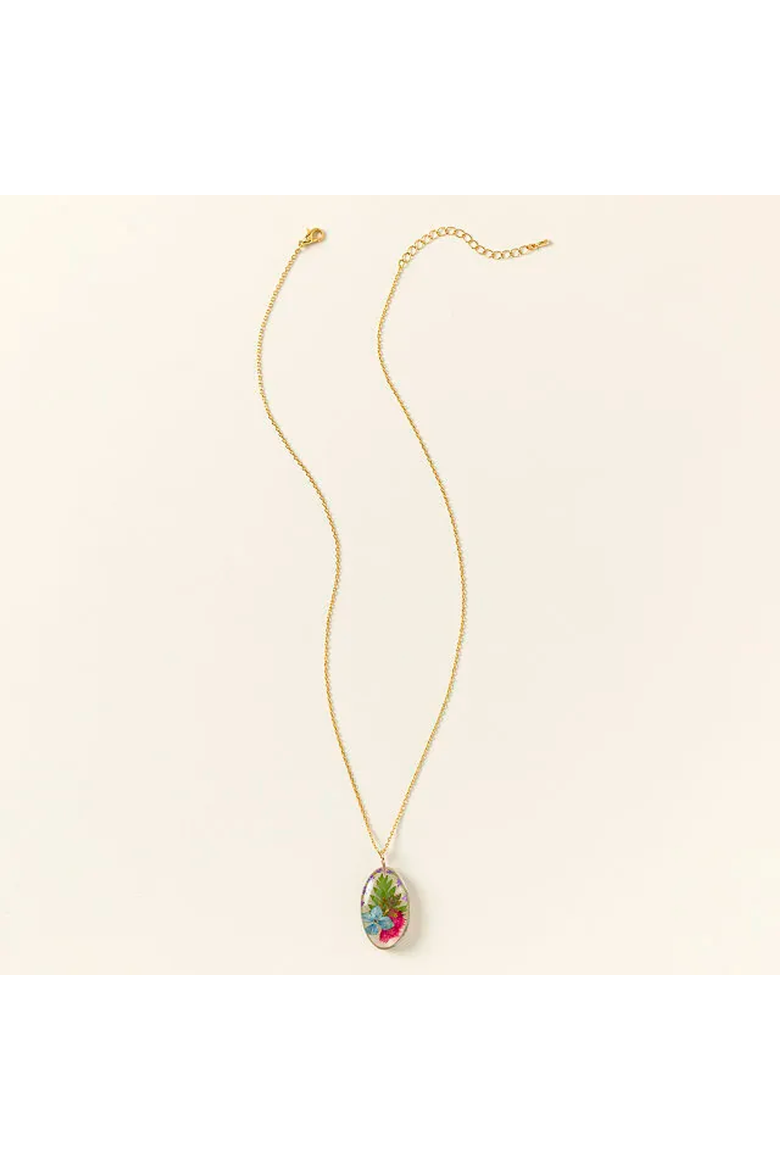 Mother and Daughter Flower Necklace by Belart, Alternate, color, Multi