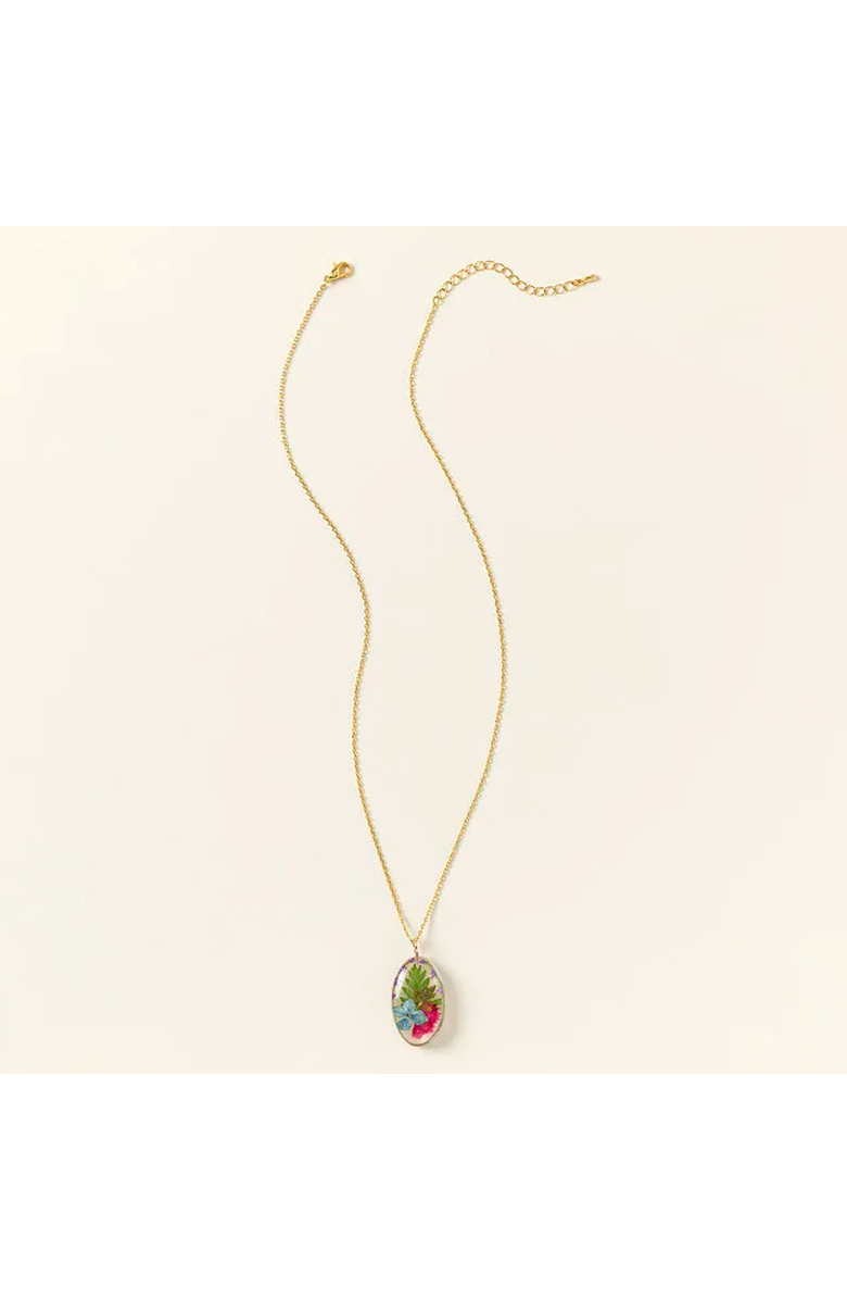 Uncommon Goods Mother and Daughter Flower Necklace by Belart, Alternate, color, Multi
