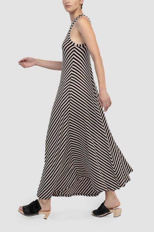 ALEMBIKA ALEMBIKA STRIPED TANK MAXI DRESS