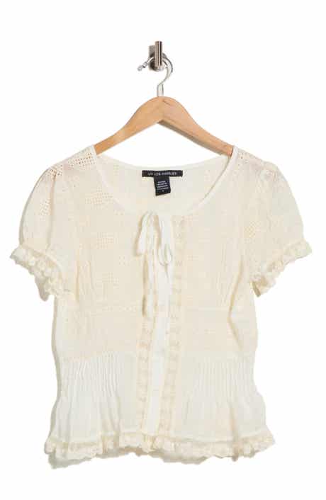 Victorian Eyelet Cotton Top