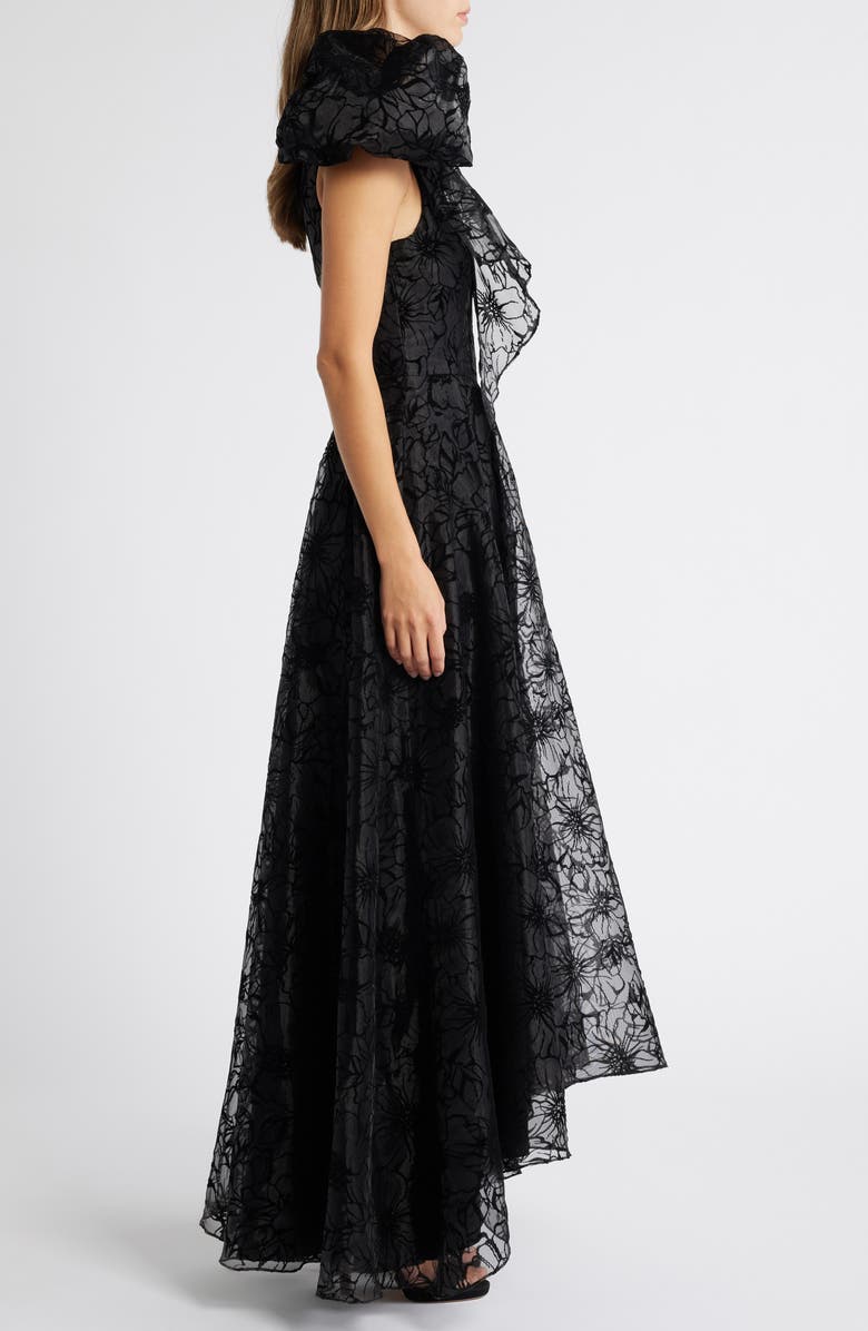 Black Halo Mirabella One Shoulder Ballgown, Alternate, color, 