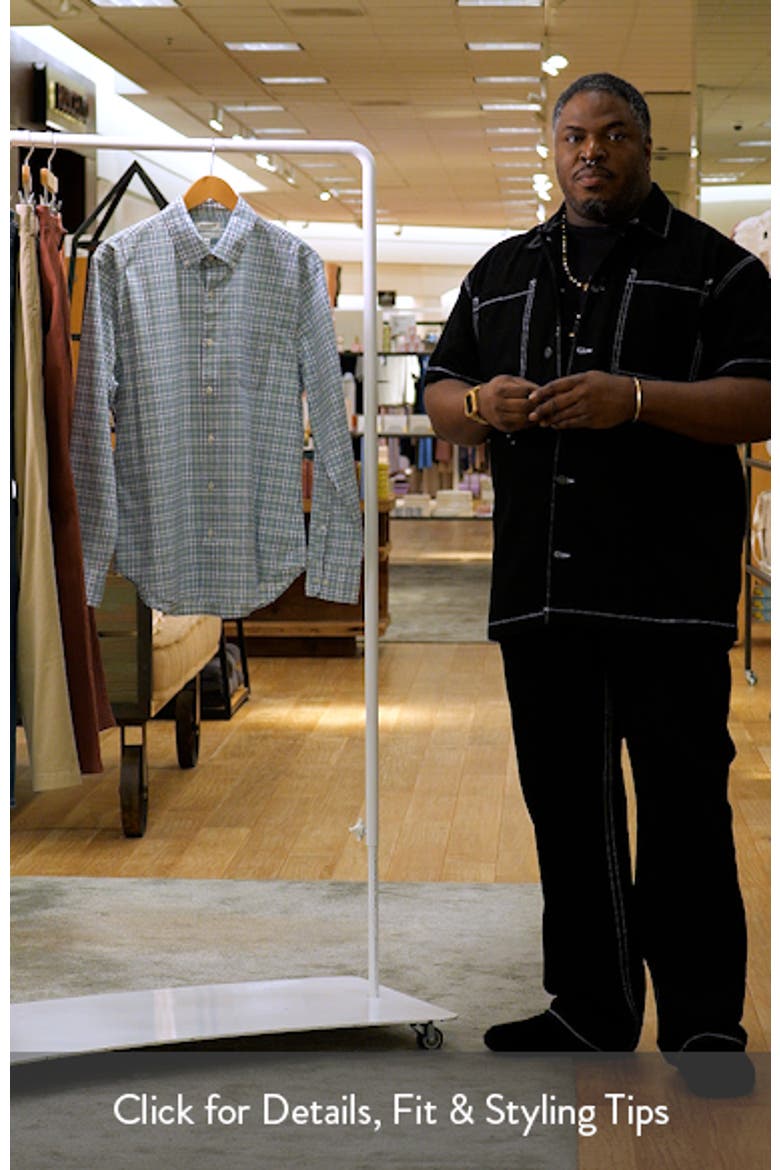 Everyday Plaid Cotton Stretch Flannel Button-Down Shirt video