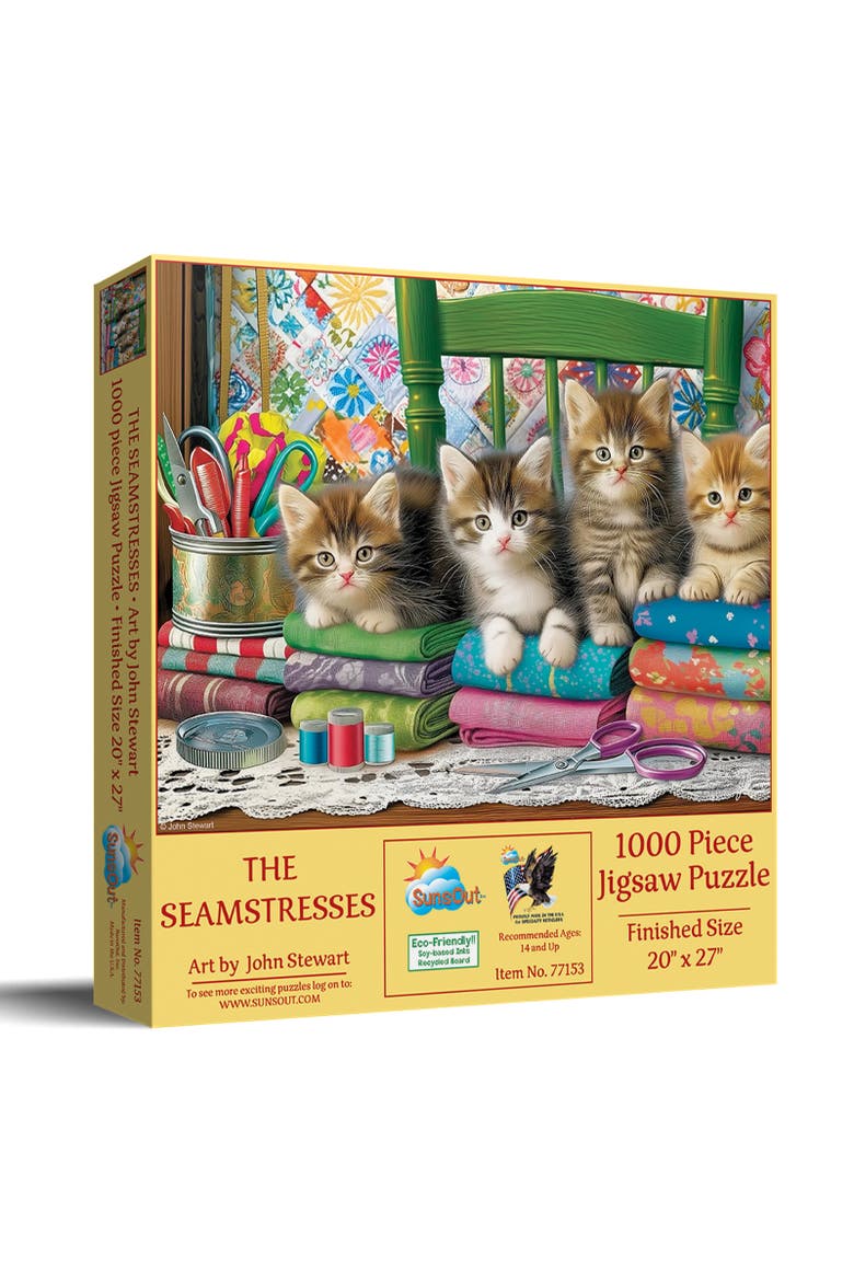 The Seamstresses 1000 piece Jigsaw Puzzle for Adults, Main, color, Multicolor