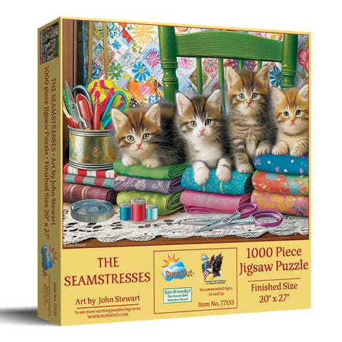 The Seamstresses 1000 piece Jigsaw Puzzle for Adults
