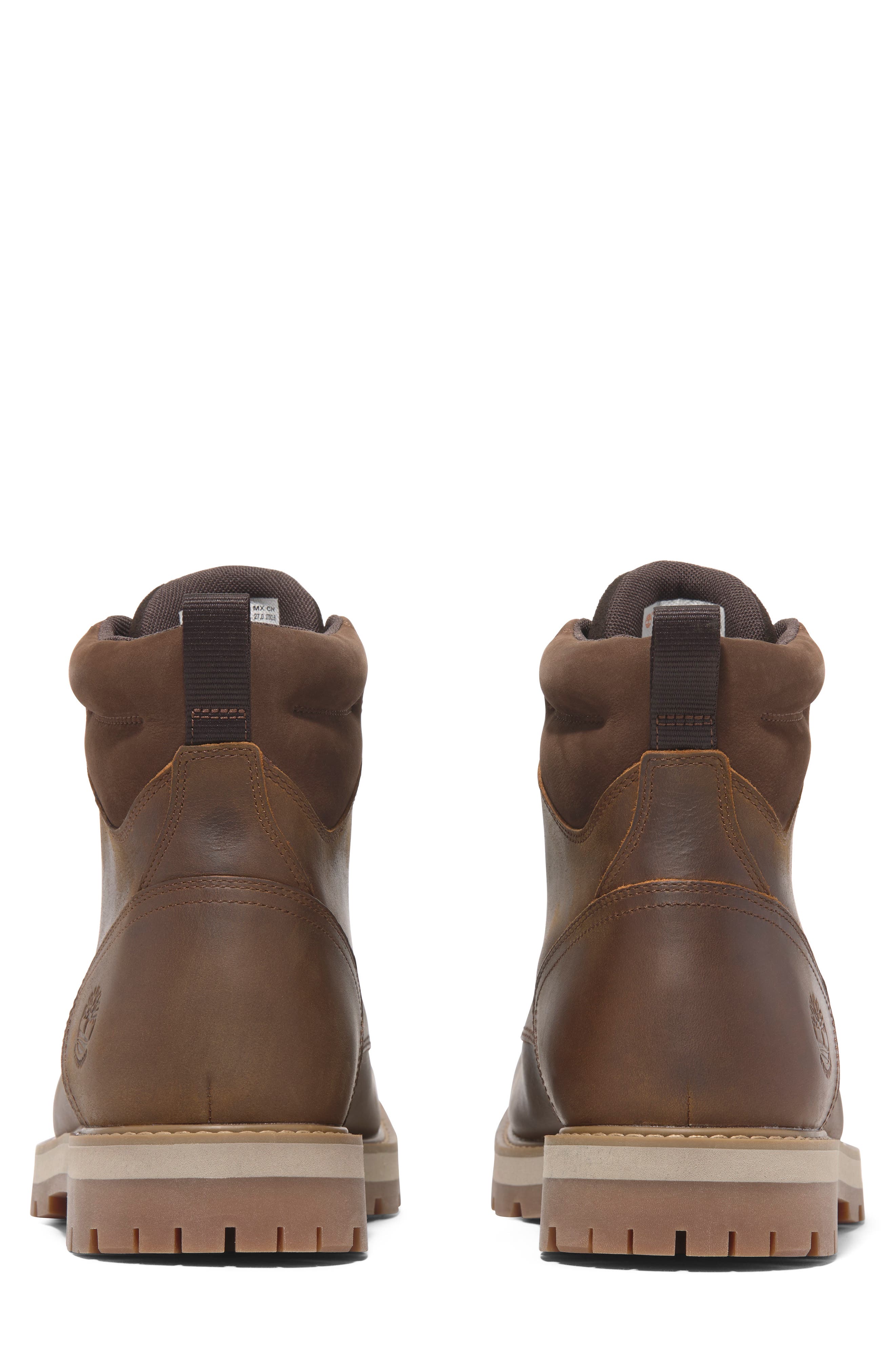 Timberland Britton Road Waterproof Boot, Alternate, color, Rust Full Grain