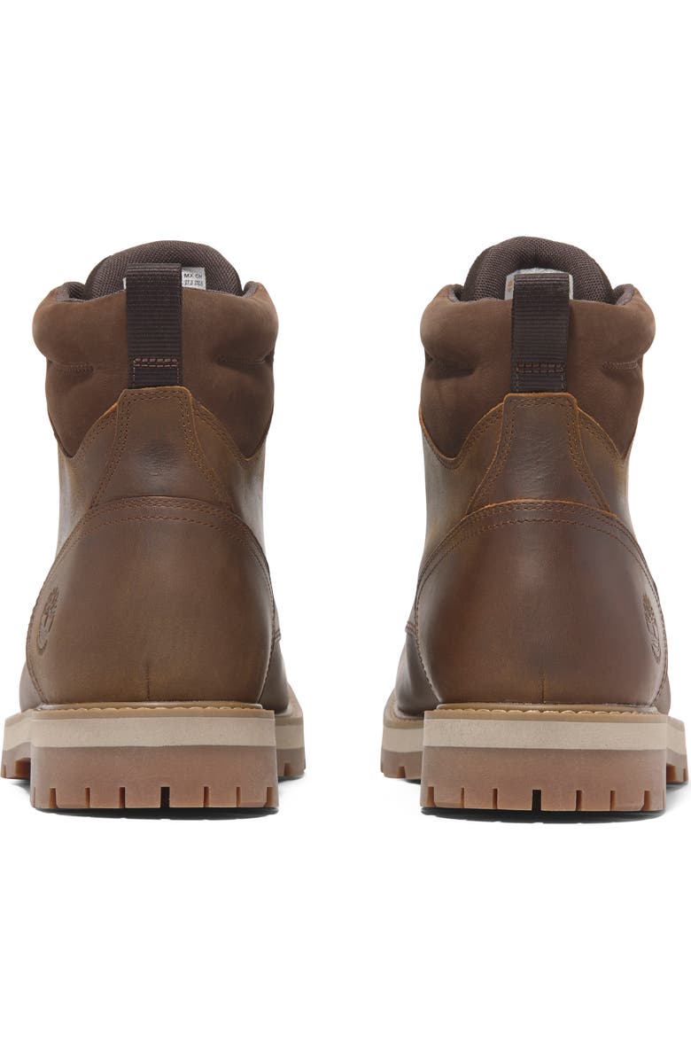 Timberland Britton Road Waterproof Boot, Alternate, color, Rust Full Grain