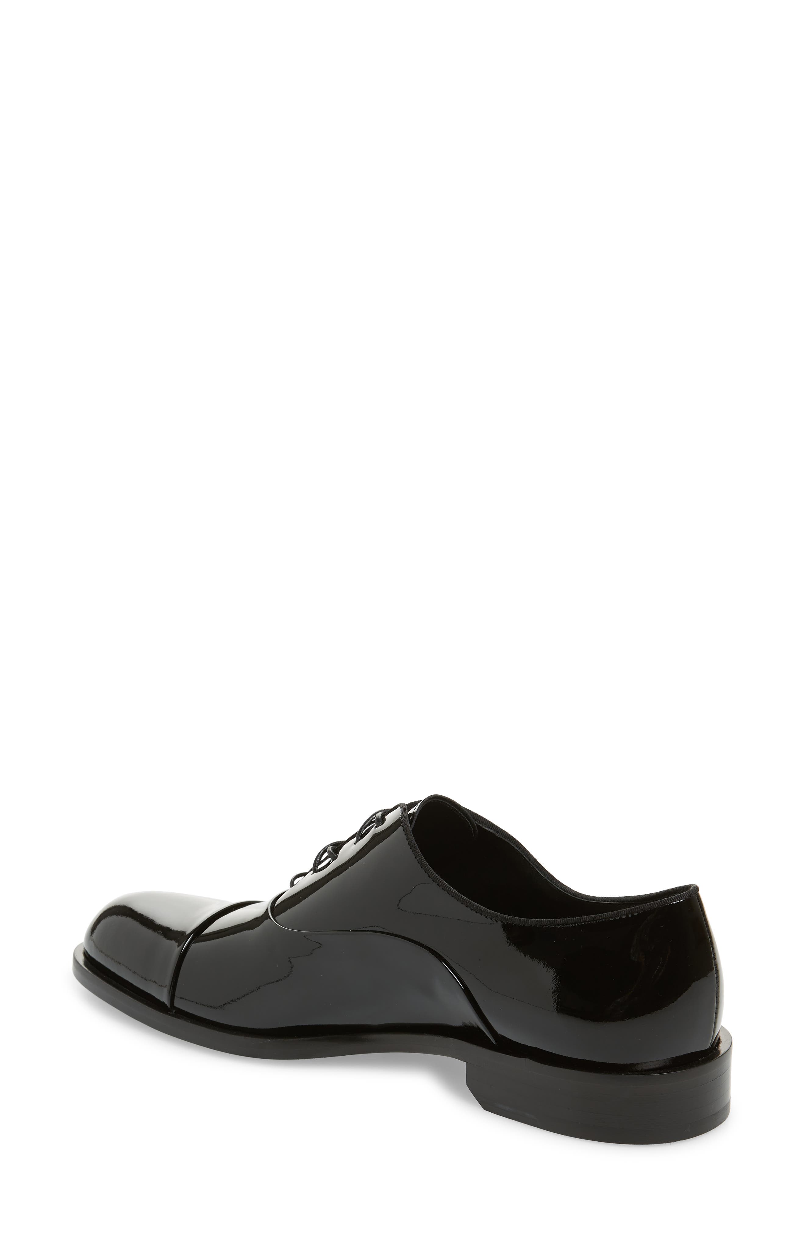 BOSS Bruce Cap Toe Oxford, Alternate, color, Blk