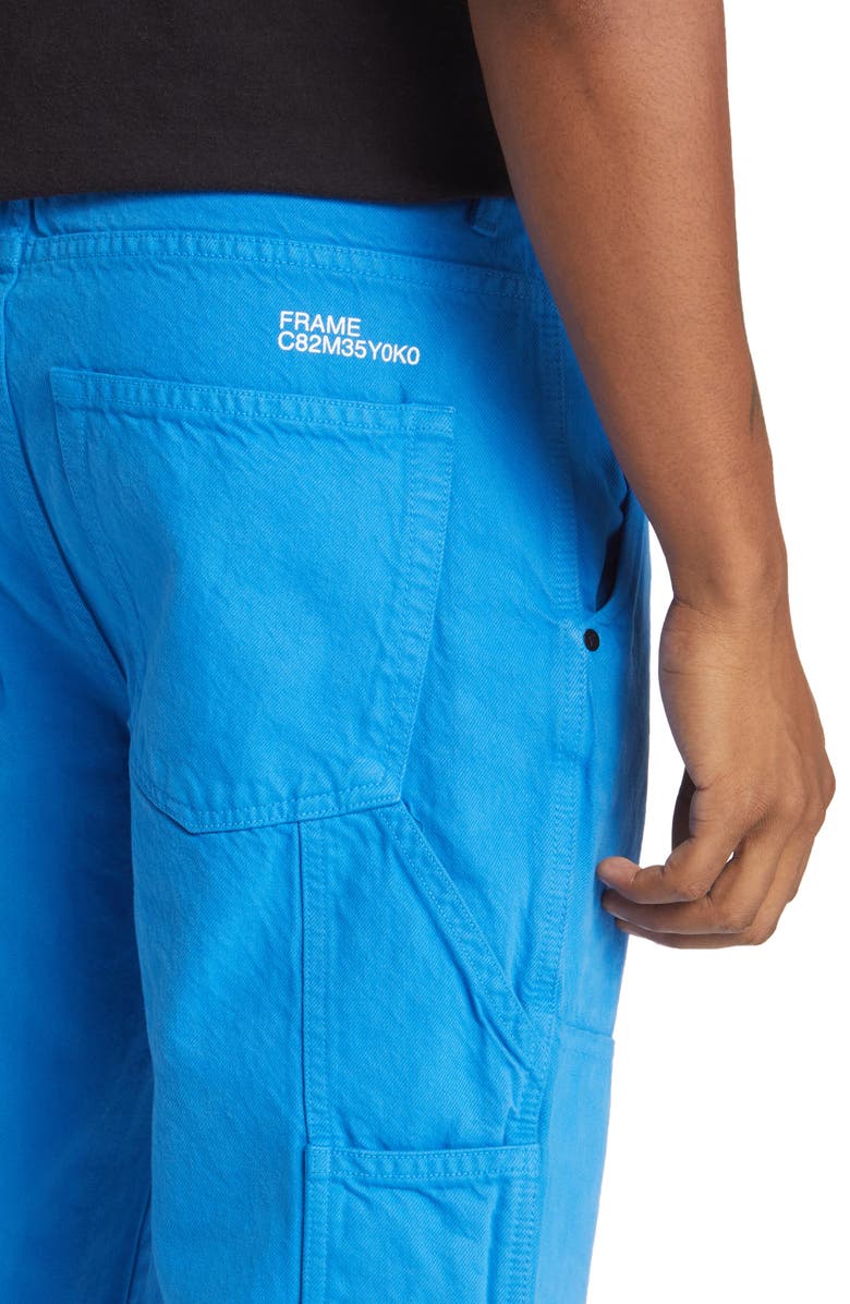 FRAME Men's Workwear Mid Rise Organic Cotton Jeans, Alternate, color, Le Blue