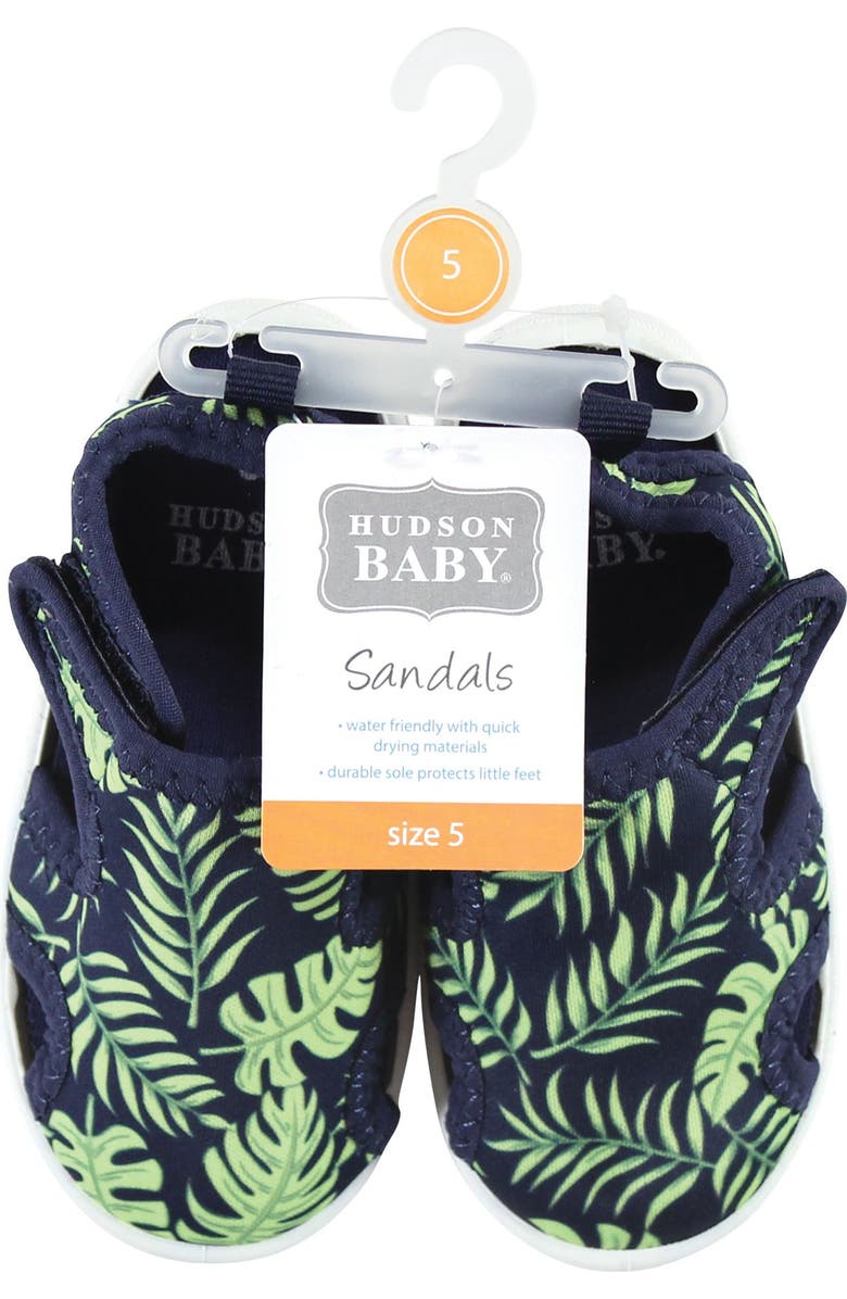 Hudson Baby Hybrid Water Sandals, Alternate, color, Palm Leaf