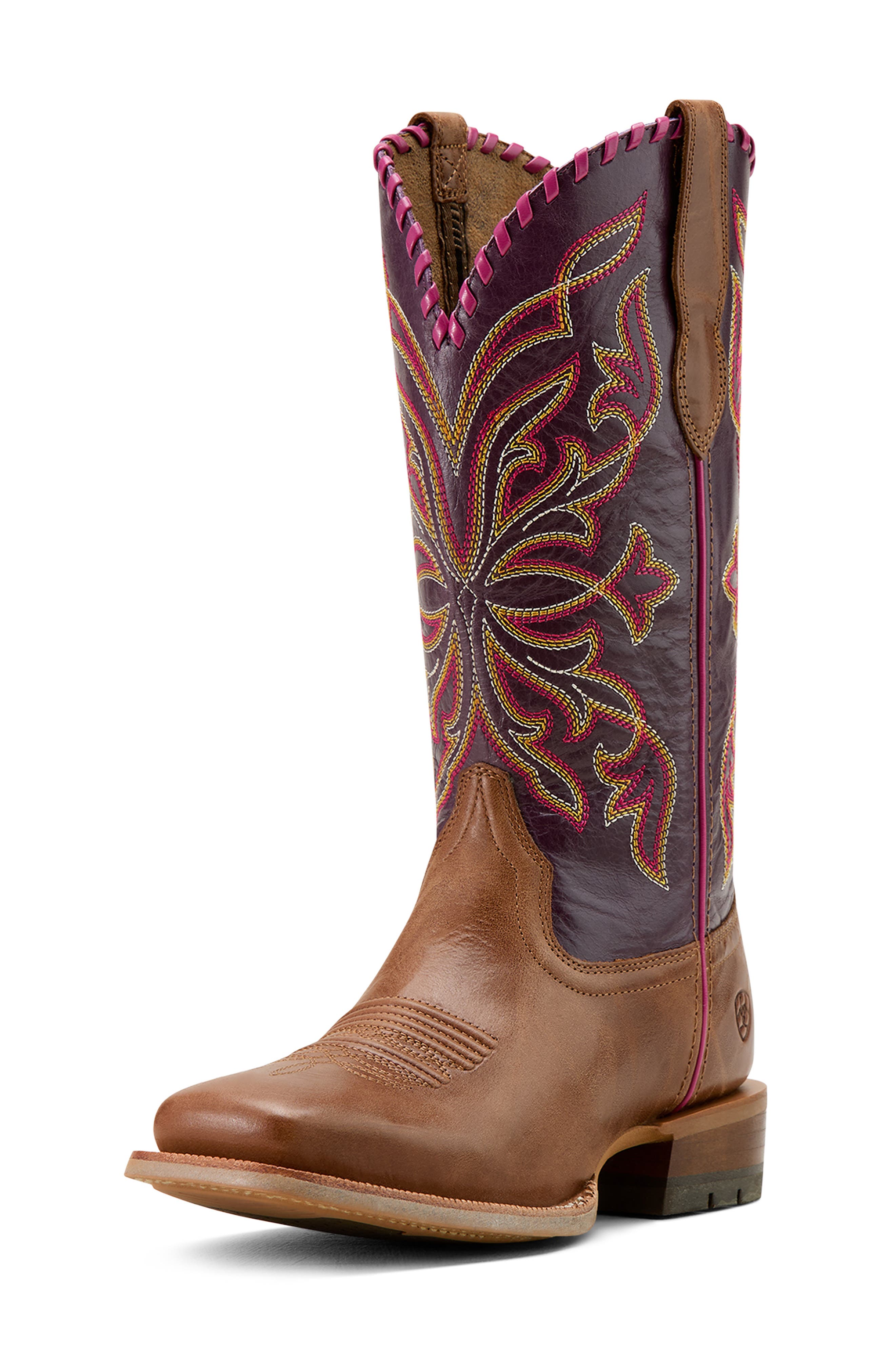 Ariat Showdown Western Boot, Alternate, color, Brown