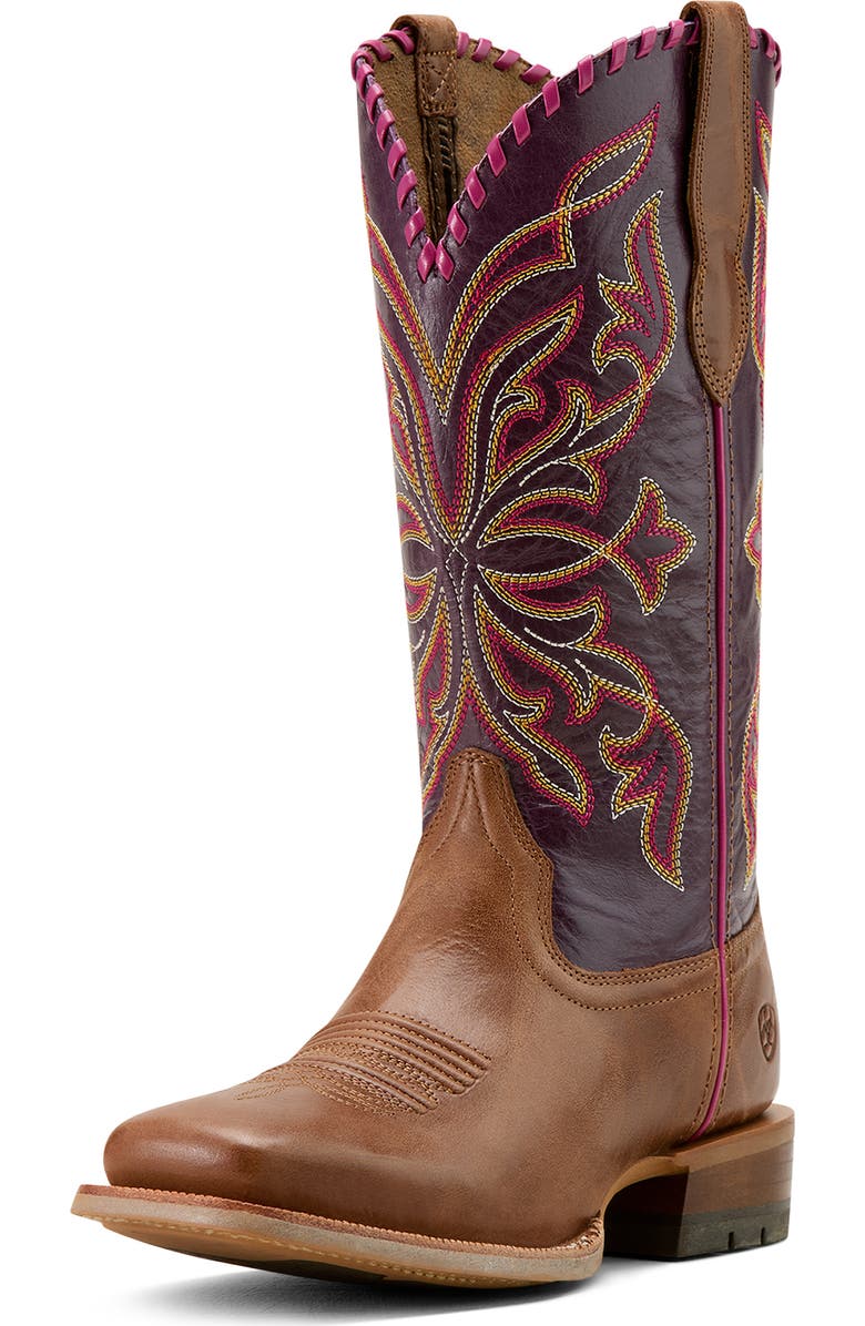 Ariat Showdown Western Boot, Alternate, color, Brown