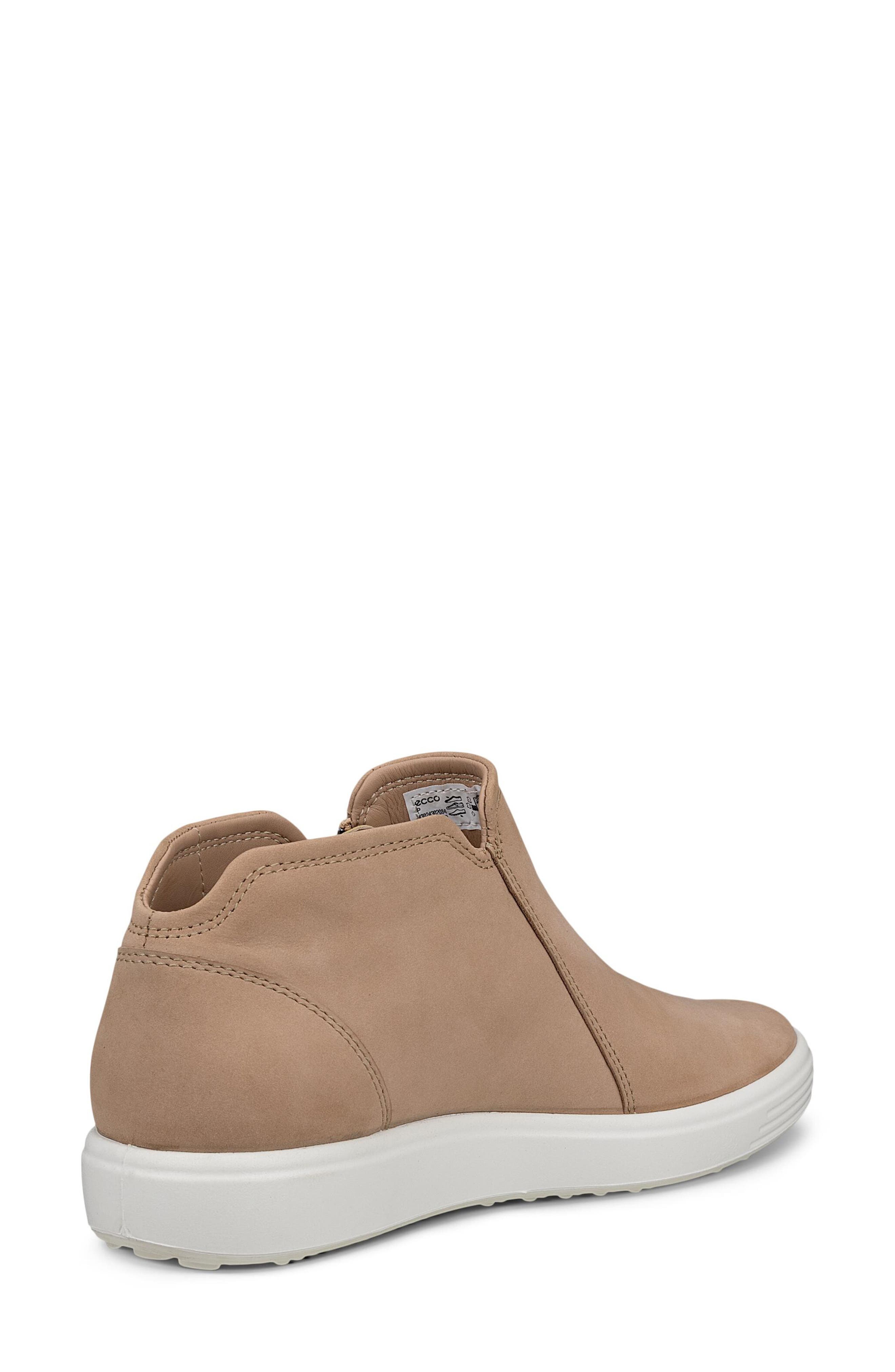 Soft 7 Mid Top Zip Sneaker, Alternate, color, BEIGE