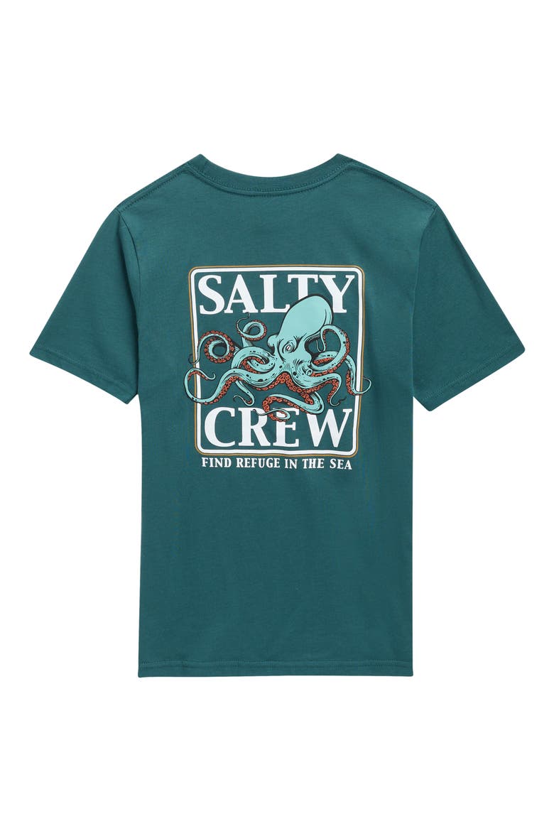 Kids' Slinger Cotton Graphic T-Shirt, Alternate, color, ATLANTIC BLUE