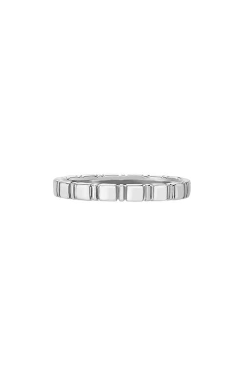 Sethi Couture Agnes Medium Band Ring in White Gold 