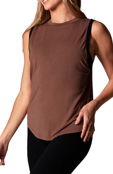 High Neck Muscle Tank