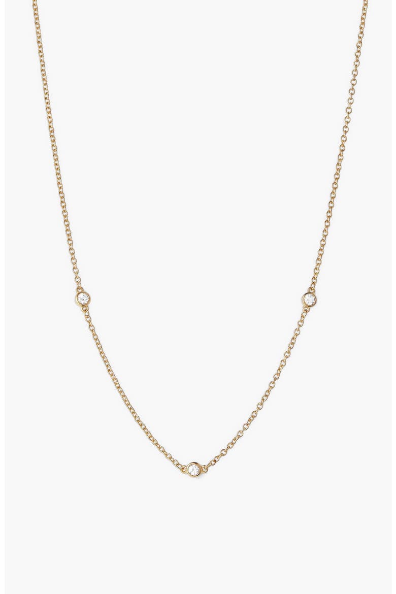 Satellite Necklace, Main, color, Gold
