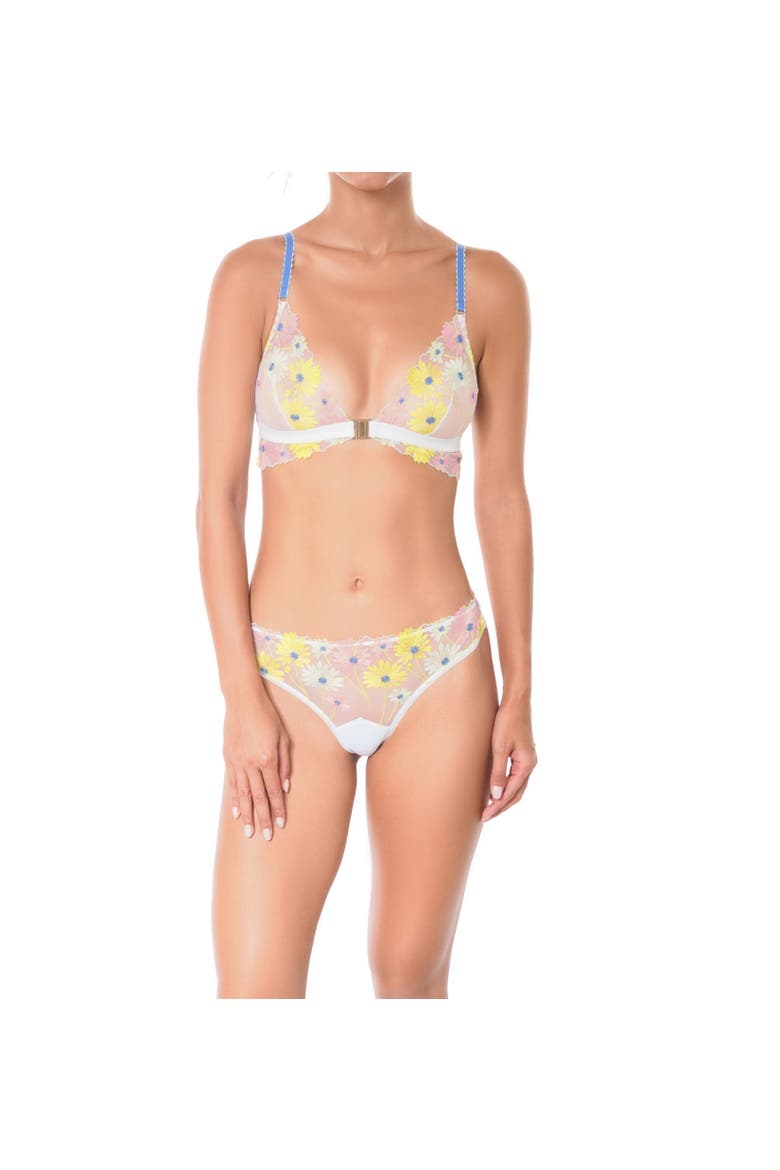 Dance des fleurs Bralette, Alternate, color, Mint