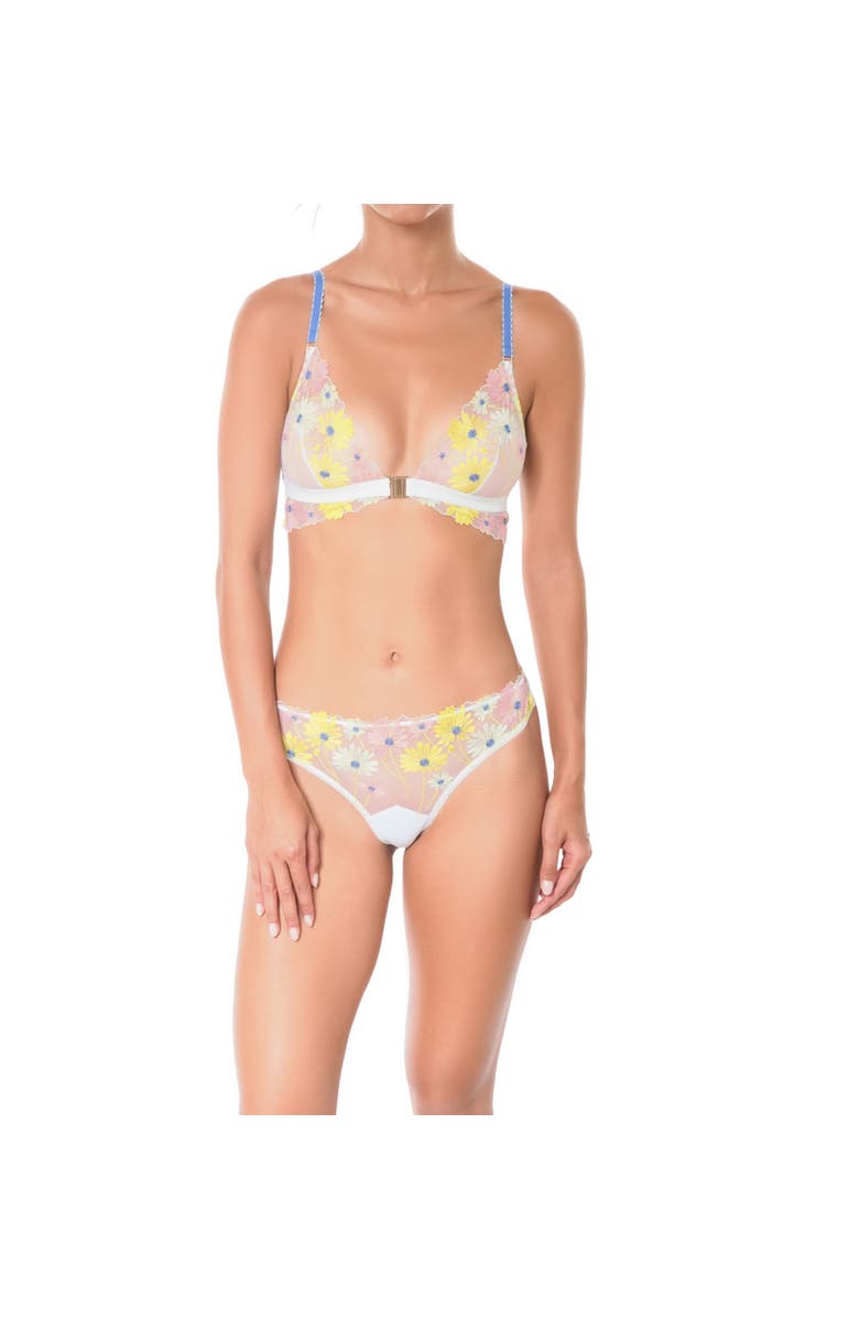 Huit Dance des fleurs Bralette, Alternate, color, Mint