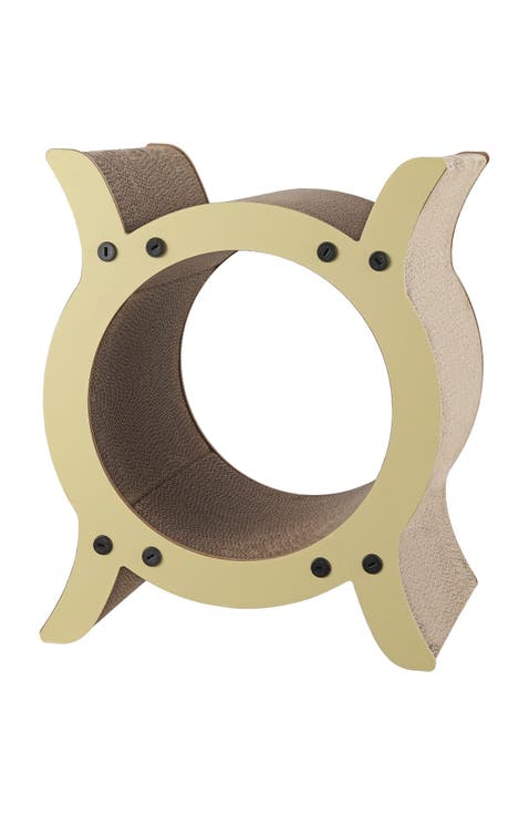 Nyan Modern Cardboard Tunnel Cat Scratcher with Catnip