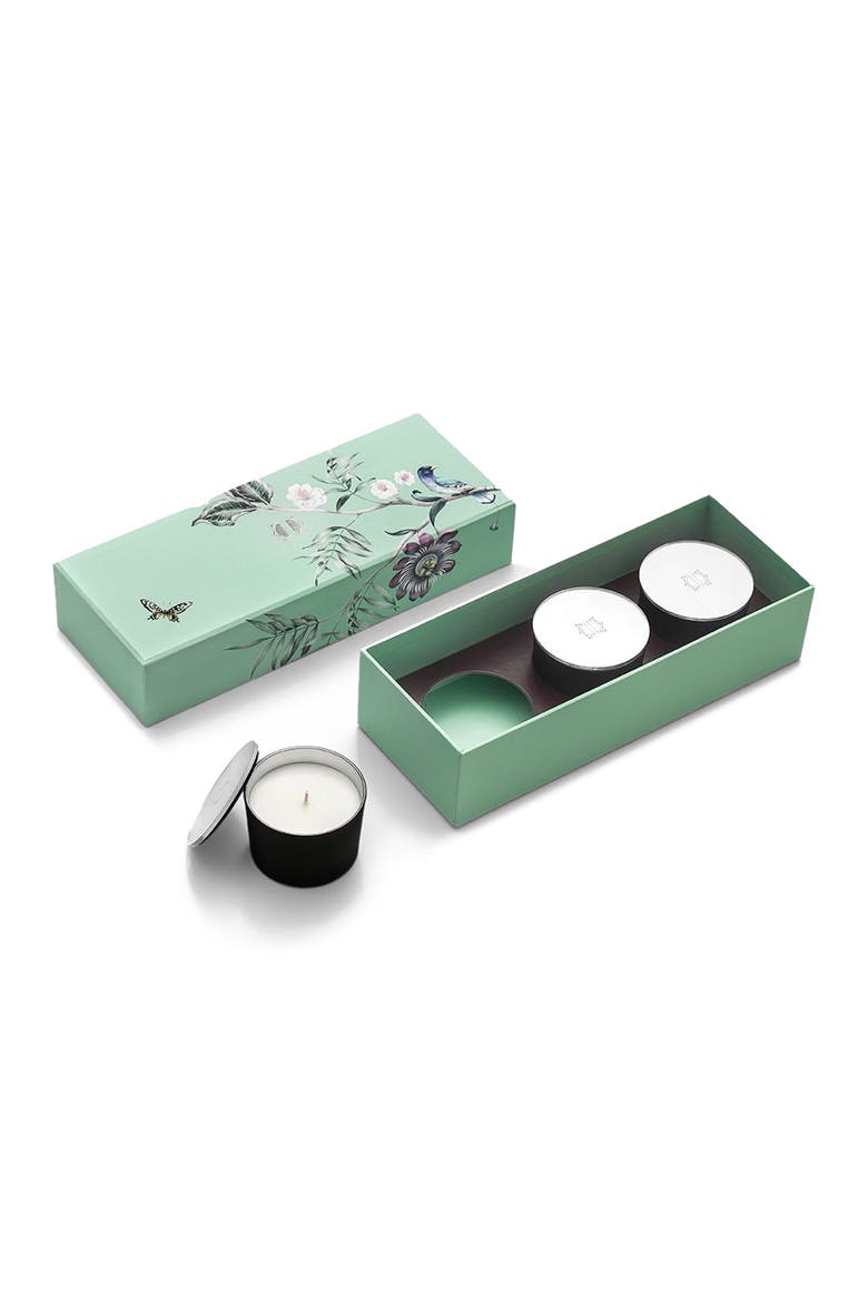 Alfabia Set of scented candles, Alternate, color, Black