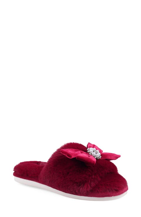 Harmonyy Faux Fur Slide Slipper (Women)