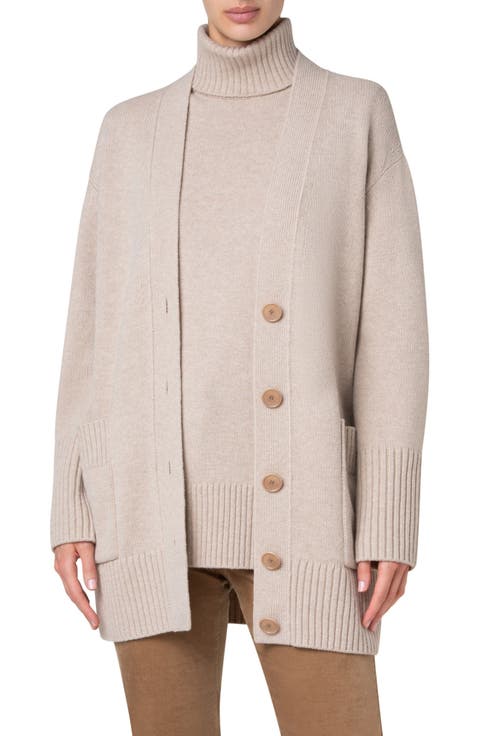 Wool & Cashmere Long Cardigan