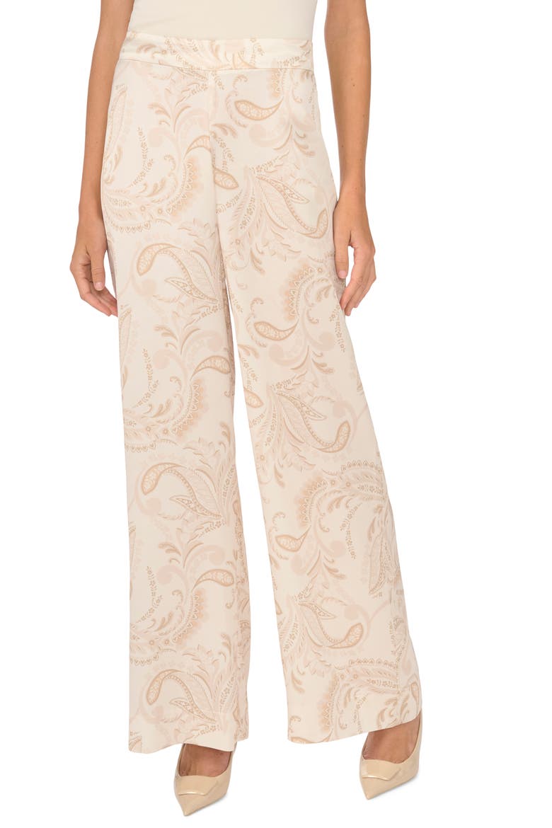 High Waist Wide Leg Pants, Main, color, NEW IVORY