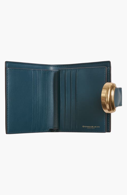 Donna Karan New York Valley Stream Small Wallet In Brown