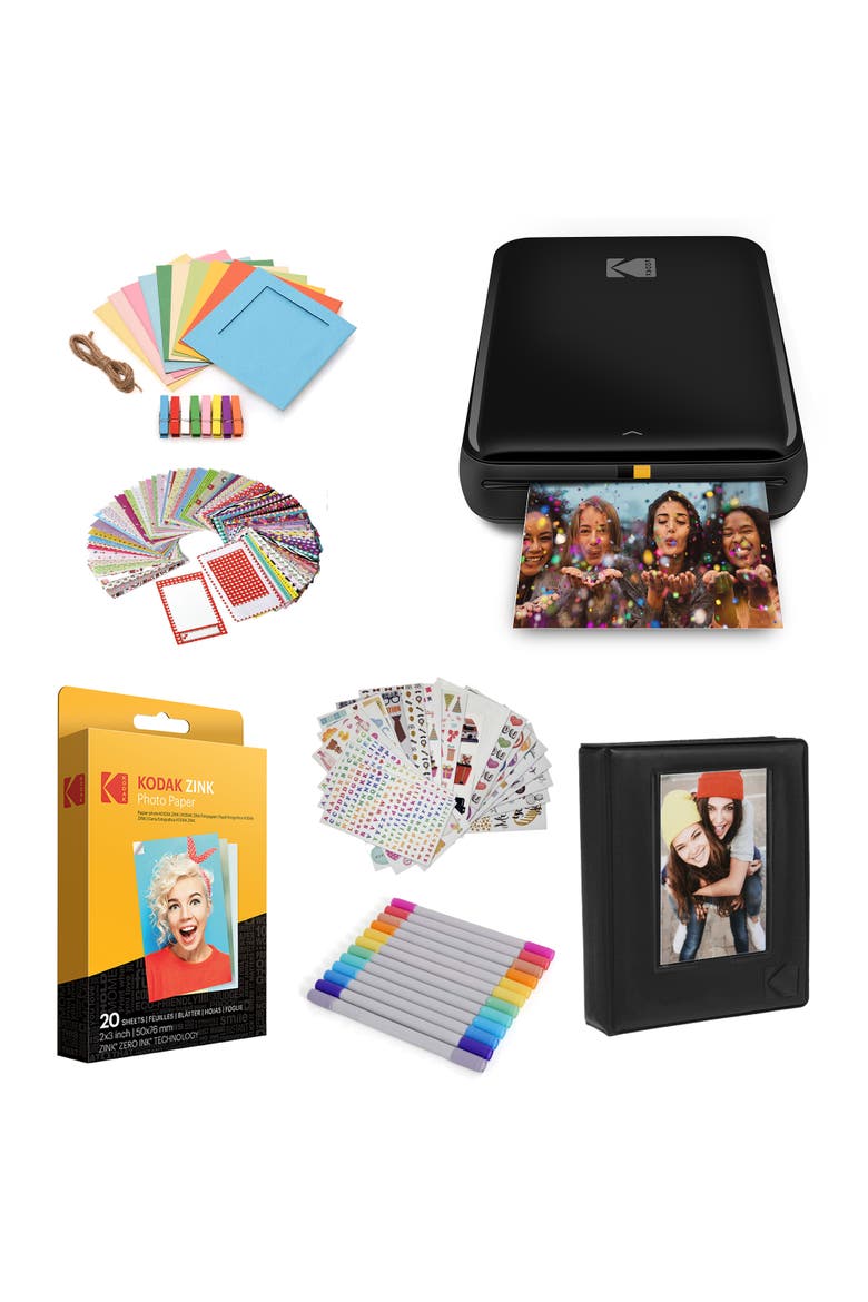 Step Instant Photo Printer 2x3" Bundle, Main, color, Black